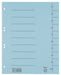 EAN 9003260990174 - Bene 97300BL lengüeta de índice Separador numérico con pestaña Caja de cartón Azul imagen 1