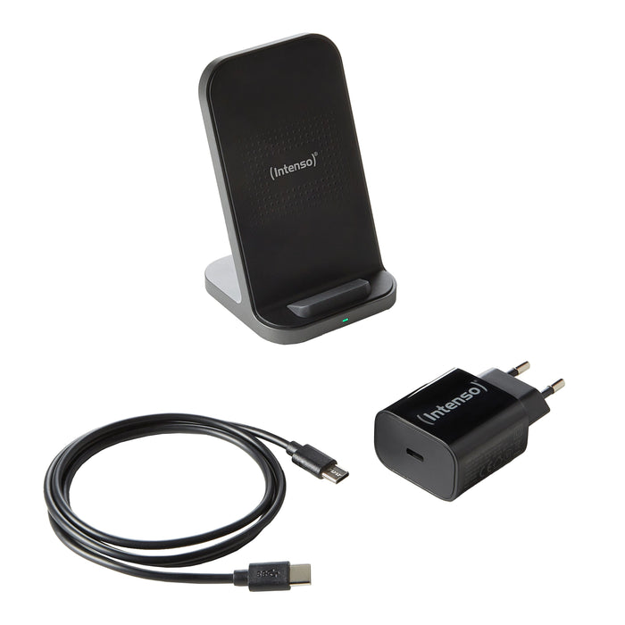 EAN 4034303032587 - Intenso BSA2 Smartphone Negro USB Cargador inalámbrico Carga rápida Interior imagen 4