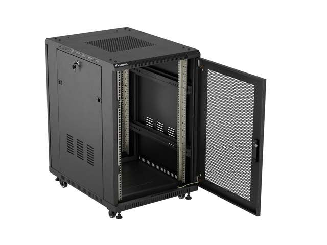 EAN 5901969448290 - Lanberg FF01-6818-23B armario rack 18U Rack o bastidor independiente Negro imagen 5