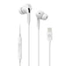 EAN 8021735207818 - Celly UP1200TYPECWH auricular y casco Auriculares Alámbrico Dentro de oído Llamadas/Música USB Tipo C Bla imagen 1
