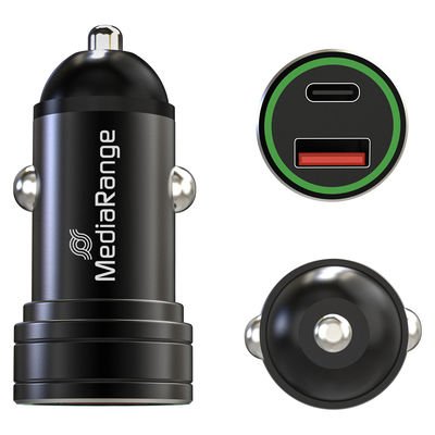 EAN 4260664872955 - MediaRange MRMA120 cargador de dispositivo móvil Smartphone Negro Encendedor de cigarrillos Carga rápida  imagen 3