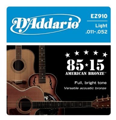 EAN 19954123086 - D'Addario EZ910 cuerda para instrumento musical Acústico 6 pieza(s) Acero Guitarra imagen 1