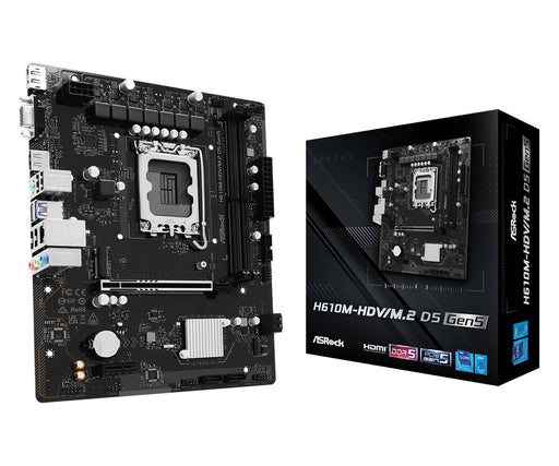 EAN 4711581492431 - Asrock H610M-HDV/M.2 D5 Gen5 Intel H610 LGA 1700 micro ATX imagen 1