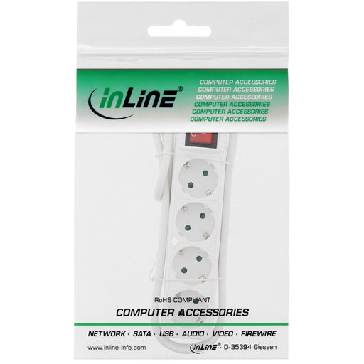 EAN 4043718210466 - InLine 16441G base múltiple 1,5 m 4 salidas AC Blanco imagen 2