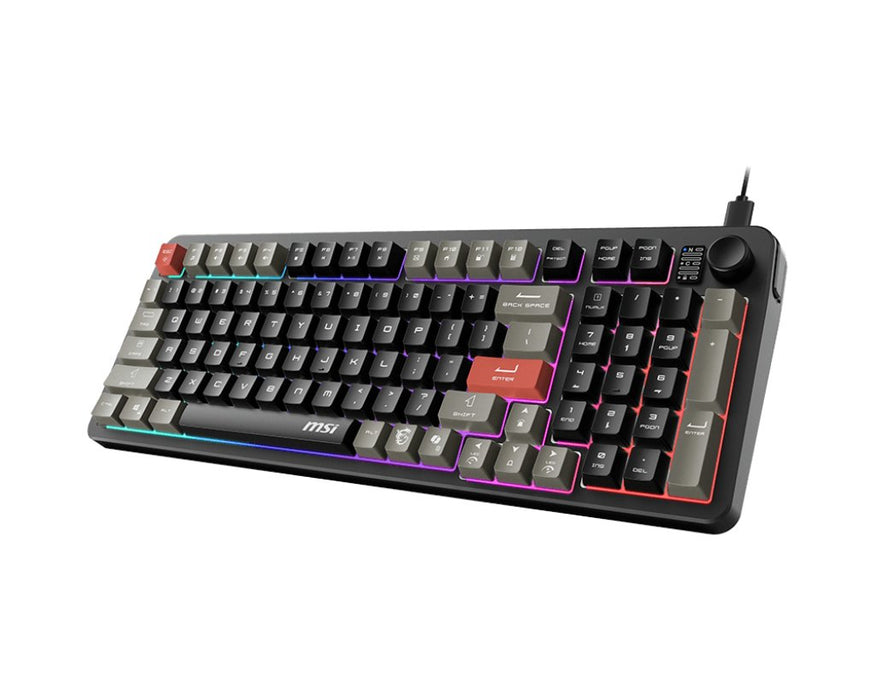 EAN 4711377321600 - MSI FORGE GK110 teclado Juego USB QWERTY Español Negro imagen 3