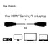 EAN 0841615101115 - CLUB3D CAC-2312 cable HDMI 5 m HDMI tipo A (Estándar) Negro imagen 5