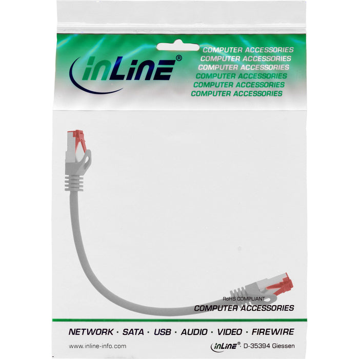 EAN 4043718231232 - InLine 4043718231232 cable de red Gris 0,3 m Cat6 S/FTP (S-STP) imagen 3