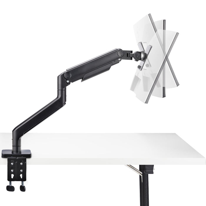 EAN 65030906333 - StarTech.com H1M1AG1-MONITOR-ARM soporte para monitor 124,5 cm (49") Escritorio Negro imagen 6