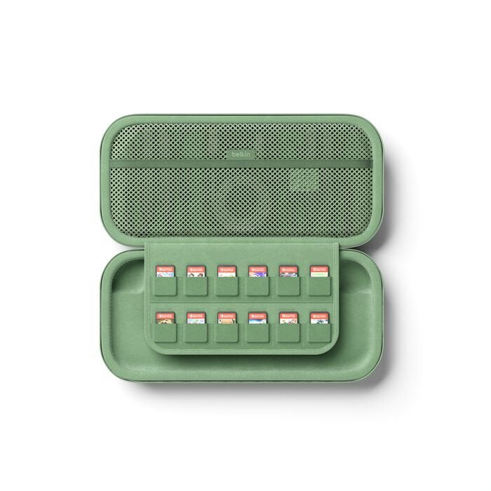 EAN 745883925582 - Belkin ENA002HQSE funda para consola portátil Funda de protección Nintendo Poliéster, Terciopelo Verde imagen 8