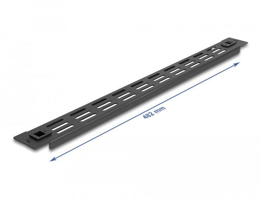 EAN 4043619669851 - DeLOCK 66985 accesorio de bastidor Panel ciego de relleno para rack con ventilación y bisagras (2U) imagen 2