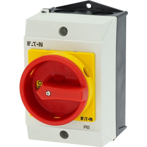 EAN 4015082071493 - Eaton T0-2-15679/I1/SVB Interruptor de palanca acodillada 3P Rojo, Blanco, Amarillo imagen 1