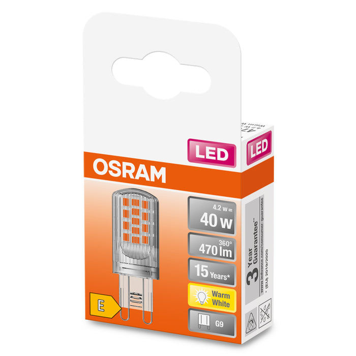 EAN 4058075432390 - Osram STAR lámpara LED Blanco cálido 2700 K 4,2 W G9 E imagen 7
