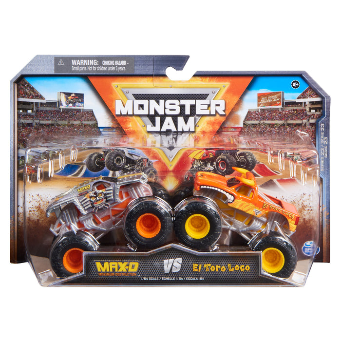 EAN 0778988458570 - Monster Jam MNJ VHC 1t64 2Pk MaxD ELT M23 GML imagen 1