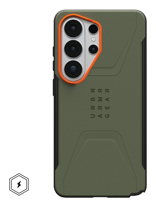 EAN 840283927560 - Urban Armor Gear Civilian funda para teléfono móvil 17,5 cm (6.9") Naranja, Oliva imagen 1