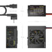 EAN 8435739905173 - AISENS ASPC-500SFX-PSEBK unidad de fuente de alimentación 20+4 pin ATX Negro imagen 3