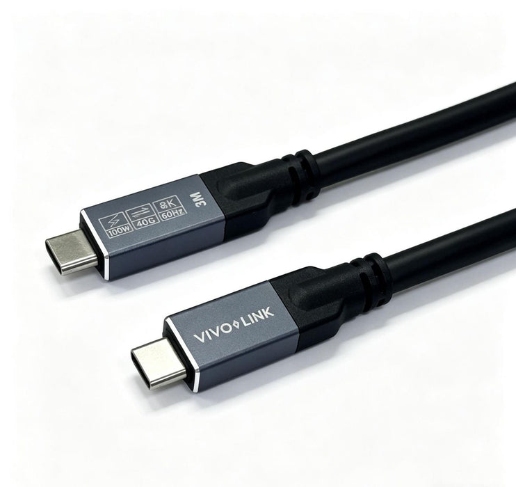 EAN 5715328266469 - Vivolink USB-C to USB-C Cable 0.5m - USB4, 40Gbps, 100W PD, 8K, Enterprise-tested cable USB USB4 Gen 2x2  imagen 1