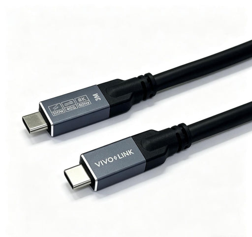 EAN 5715328266322 - Vivolink USB-C to USB-C Cable 1m - USB4, 40Gbps, 100W PD, 8K, Enterprise-tested cable USB USB4 Gen 2x2 US imagen 1
