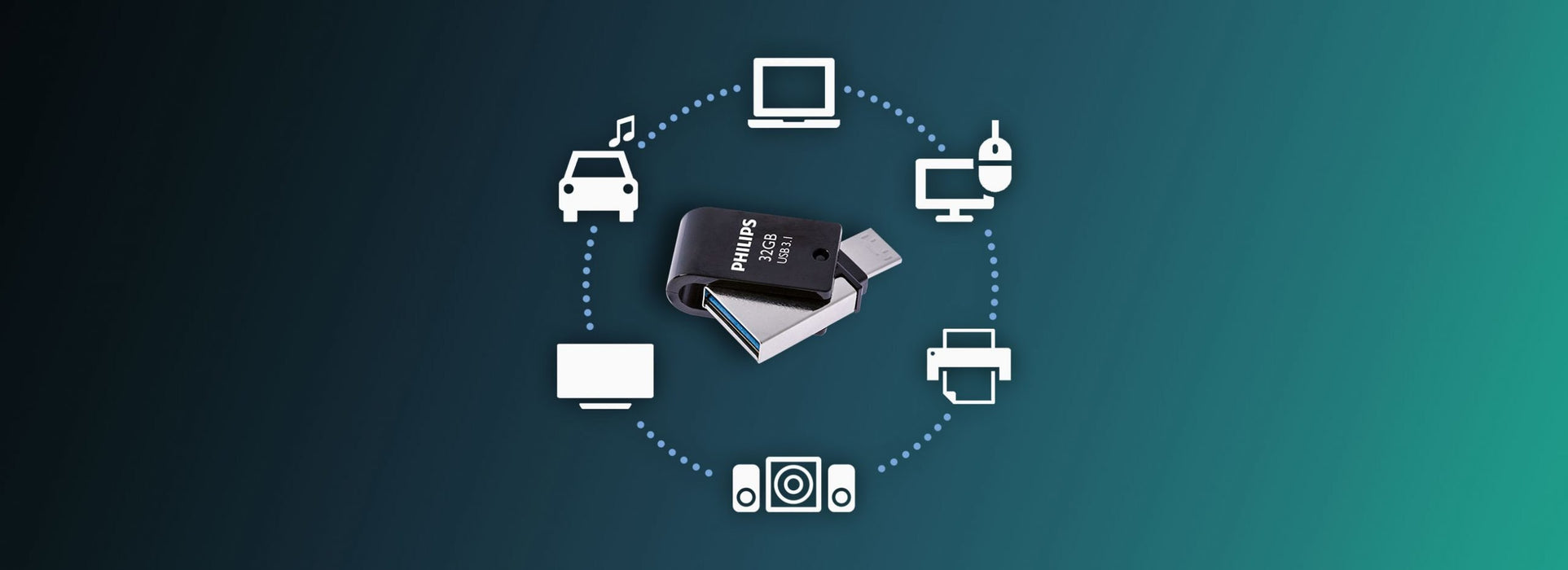 EAN 8720039510692 - Philips FM32DC152B/00 unidad flash USB 32 GB USB Tipo C 3.2 Gen 1 (3.1 Gen 1) Negro imagen 4
