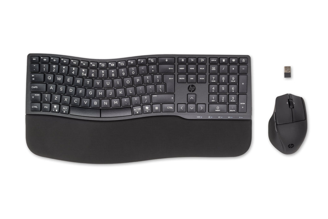 EAN 197498230597 - HP 680 Comfort Dual-Mode Keyboard and Mouse Combo teclado Ratón incluido Hogar RF Wireless + Bluetooth QWE imagen 1