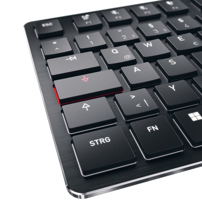 EAN 4025112098710 - CHERRY KW X ULP teclado Hogar / Oficina USB + RF Wireless + Bluetooth QWERTZ Suizo Negro imagen 11