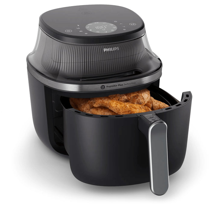 EAN 8720389034404 - Philips 3000 series NA341/00 freidora Sencillo 7,2 L Independiente 2000 W Freidora de aire caliente Negro imagen 3