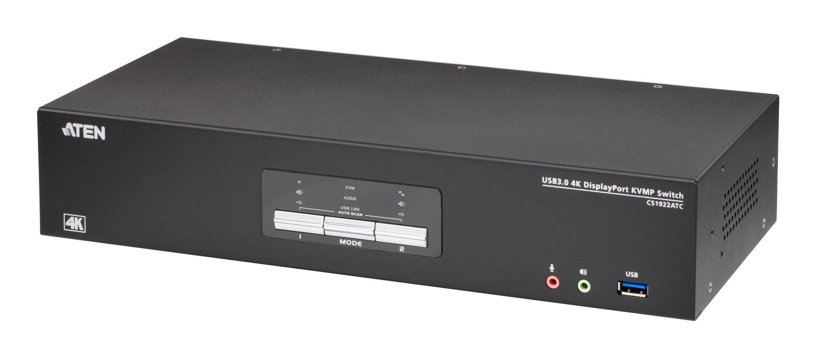 EAN 4710469343094 - ATEN CS1922ATC interruptor KVM Negro imagen 1