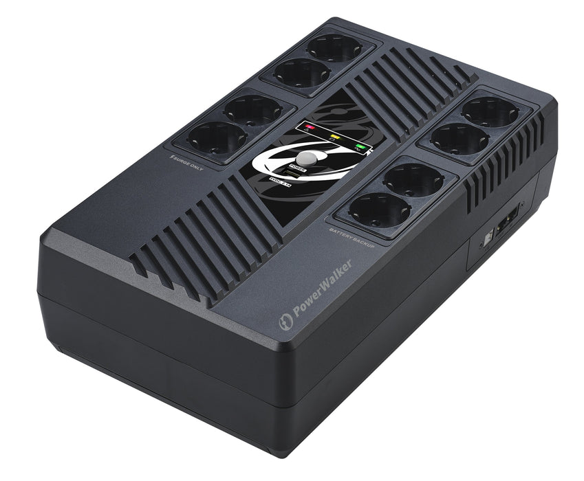 EAN 4260074982657 - PowerWalker VI 800 MS sistema de alimentación ininterrumpida (UPS) Línea interactiva 0,8 kVA 480 W 8 sali imagen 1