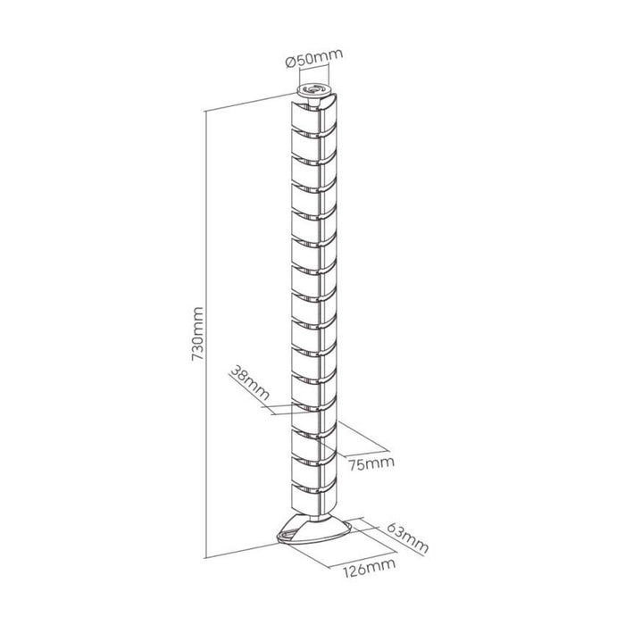 EAN 4043718309436 - InLine 59997B organizador de cables Escritorio Panel guíacables Plata 1 pieza(s) imagen 8