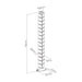 EAN 4043718309436 - InLine 59997B organizador de cables Escritorio Panel guíacables Plata 1 pieza(s) imagen 8