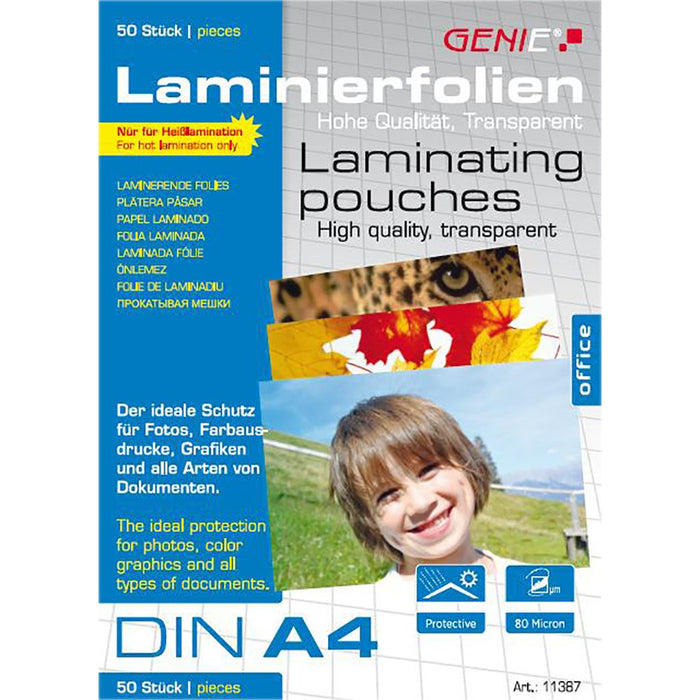 EAN 4015468113878 - Genie 11387 plastificador 50 pieza(s) imagen 1