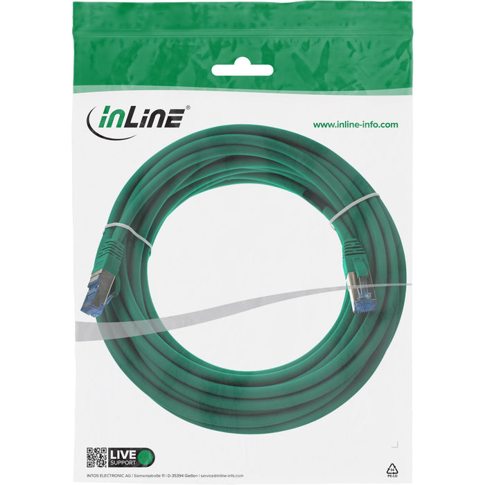 EAN 4043718276363 - InLine 76820G cable de red Verde 20 m Cat6a S/FTP (S-STP) imagen 4