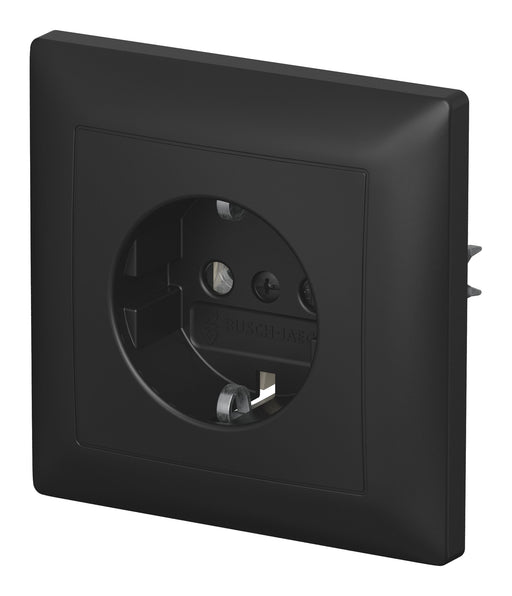 EAN 4011395360569 - Busch-Jaeger 2CKA002011A6345 placa de pared y cubierta de interruptor Negro imagen 2