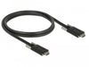 EAN 4043619837205 - DeLOCK 83720 cable USB USB 3.2 Gen 2 (3.1 Gen 2) 1 m USB C Negro imagen 1