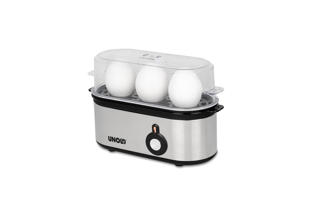 EAN 4011689386107 - Unold 38610 cuecehuevos 3 huevos 210 W Acero inoxidable imagen 1