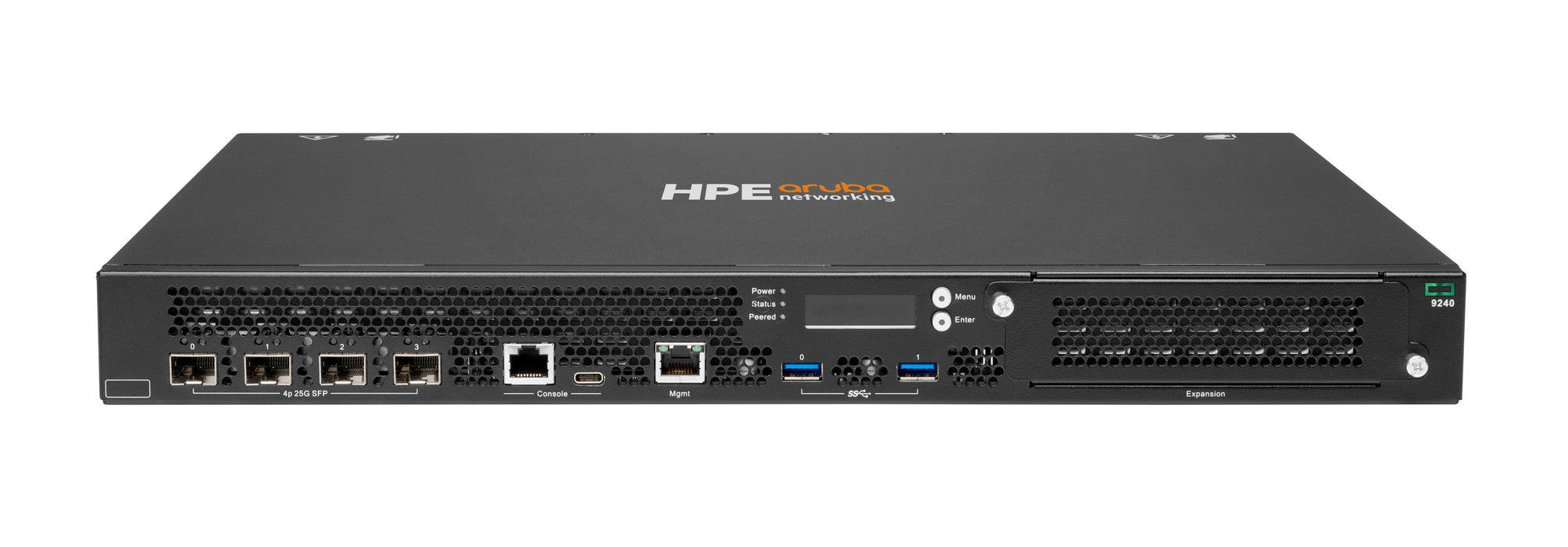 EAN 190017519739 - HPE Aruba Networking 9240 (RW) 4xSFP28 1 Expansion Slot Campus Gateway pasarel y controlador imagen 1
