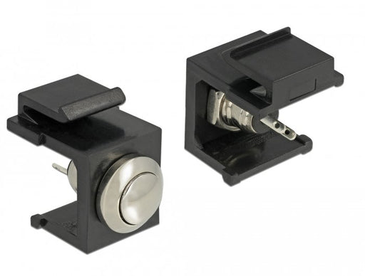 EAN 4043619864027 - DeLOCK 86402 conector Keystone LED Negro, Acero inoxidable imagen 1