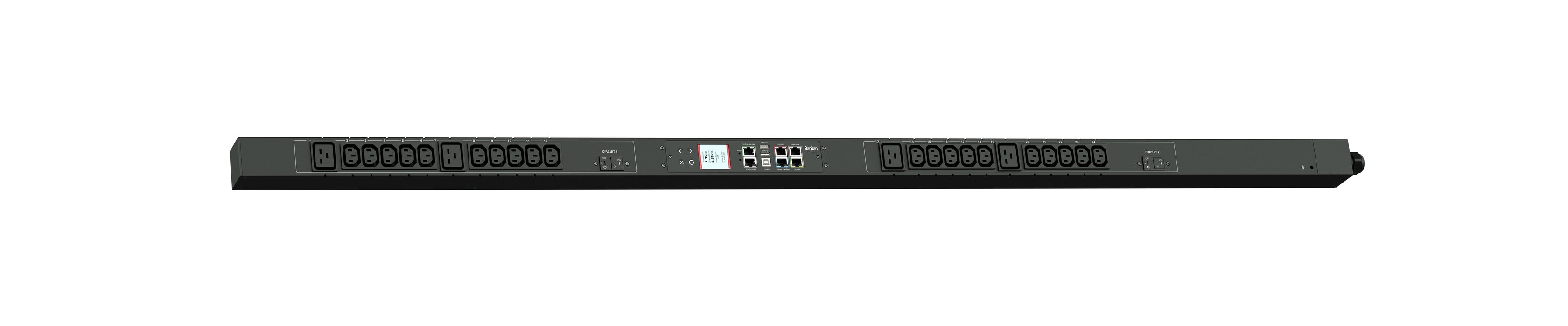EAN 785813030825 - Raritan PX3-1493V unidad de distribución de energía (PDU) 24 salidas AC 0U Negro imagen 2