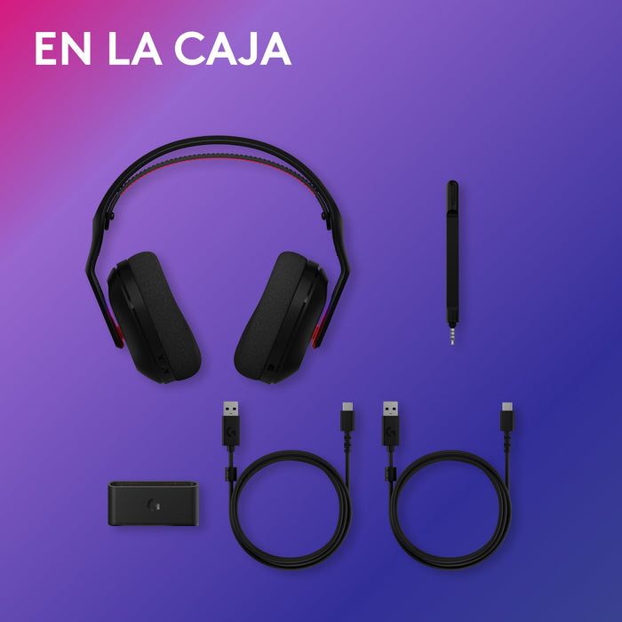 EAN 5099206133334 - Logitech G Astro A20 X Inalámbrico y alámbrico Diadema Juego USB Tipo C Negro imagen 11