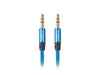 EAN 5901969416275 - Lanberg CA-MJMJ-10CU-0030-BL cable de audio 3 m 3,5mm Azul imagen 1