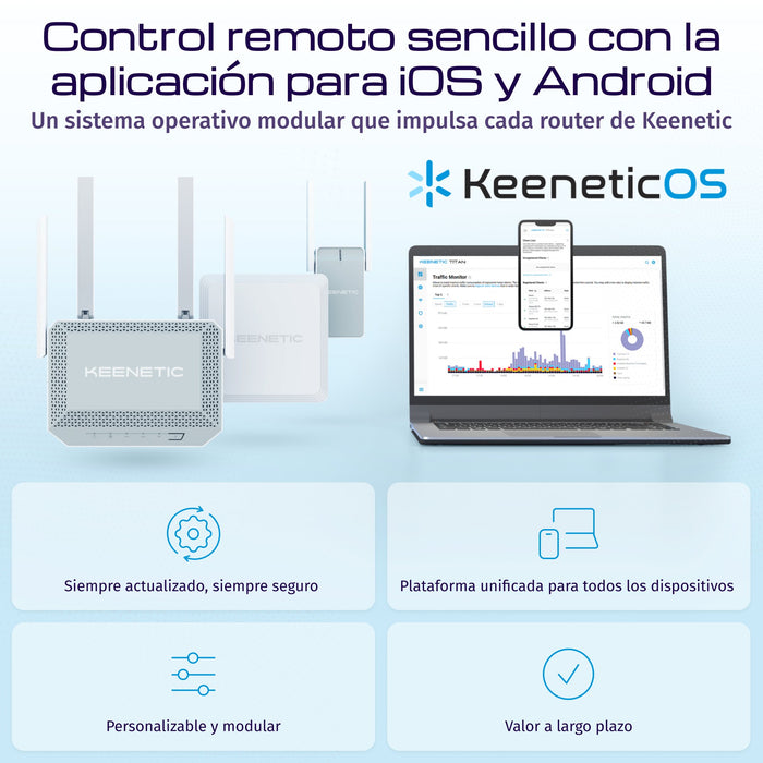EAN 4897082922278 - Keenetic Buddy 6 SE (KN-4410) Repetidor de red Blanco, Gris 1000 Mbit/s imagen 9