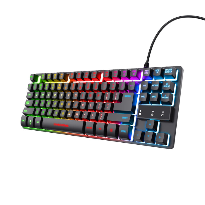 EAN 8713439236989 - Trust GXT 833 Thado teclado Juego USB Holandés Negro, Plata imagen 1