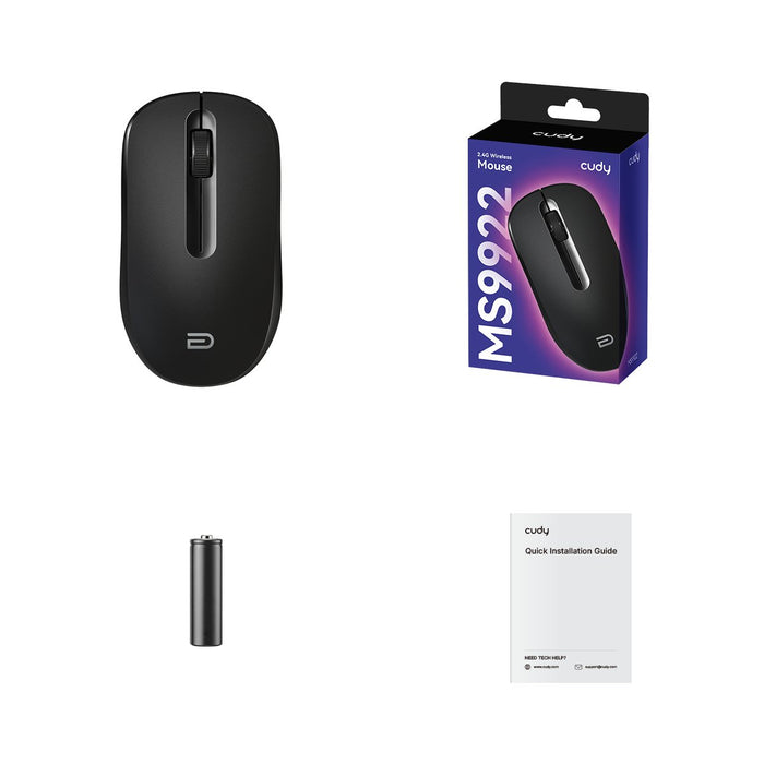 EAN 6978327850018 - Cudy 2.4G Wireless Mouse, MS9922 1.0 ratón Universal Ambidextro RF inalámbrico Óptico 1000 DPI imagen 3