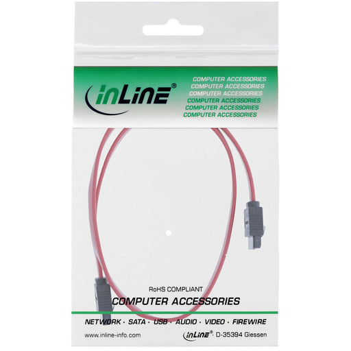EAN 4043718154128 - InLine 27305 cable de SATA 0,5 m Rojo imagen 2
