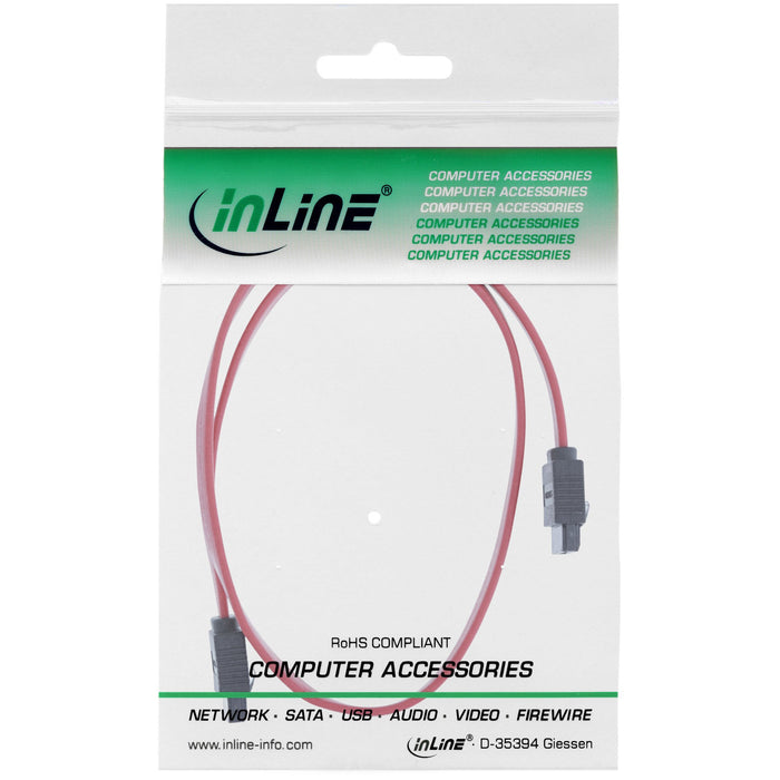 EAN 4043718154128 - InLine 27305 cable de SATA 0,5 m Rojo imagen 2