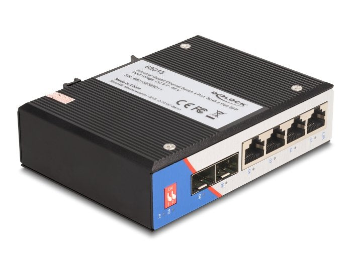 EAN 4043619880157 - DeLOCK 88015 switch No administrado Gigabit Ethernet (10/100/1000) Negro imagen 1