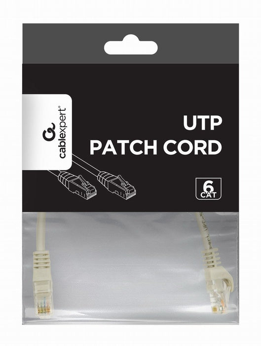 EAN 8716309092920 - Gembird PP6U-0.25M cable de red Blanco 0,25 m Cat6 U/UTP (UTP) imagen 2