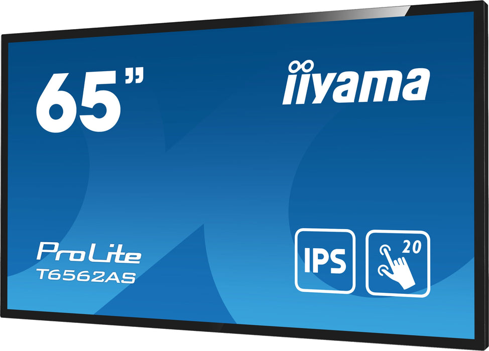 EAN 4948570120482 - iiyama T6562AS-B1 pantalla de señalización Panel plano interactivo 163,8 cm (64.5") LED 500 cd / m² 4K Ul imagen 6