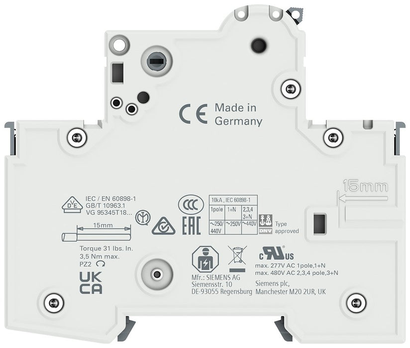 EAN 4001869181219 - Siemens 5SY41166 corta circuito Disyuntor en miniatura Tipo B 1 imagen 3