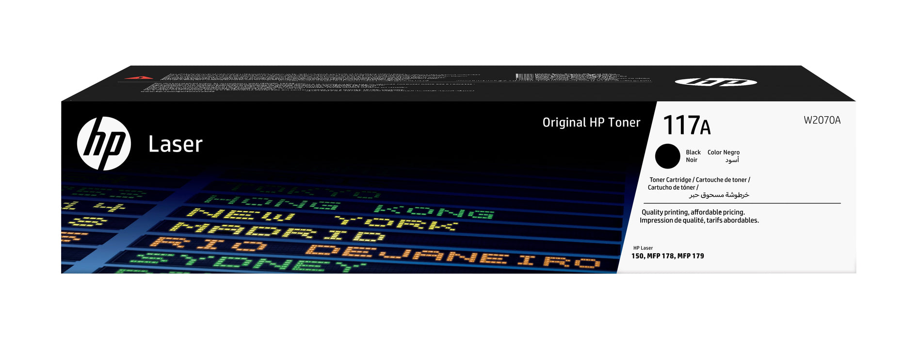 EAN 0193424172801 - HP 117A Black Original Laser Toner Cartridge cartucho de tóner 1 pieza(s) imagen 1