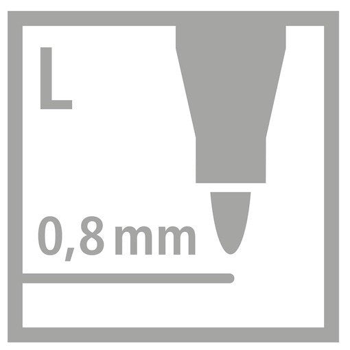 EAN 4006381399203 - STABILO GREENpoint rotulador de punta fina Negro, Azul, Lila, Naranja, Rojo, Turquesa 6 pieza(s) imagen 5